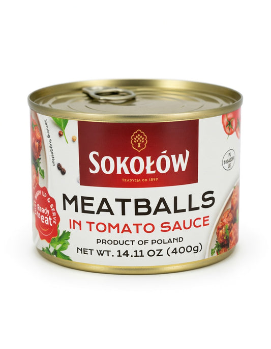 Sokołów - Meatballs in Tomato Sauce, Net Wt: 14.11 oz (400 g)