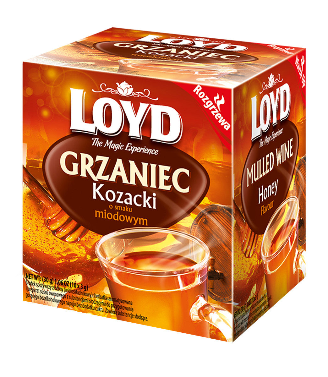 LOYD Mulled Tea – Cossack Style, Honey Flavor 10 tea bags, net wt: 1.05 oz (30 g)