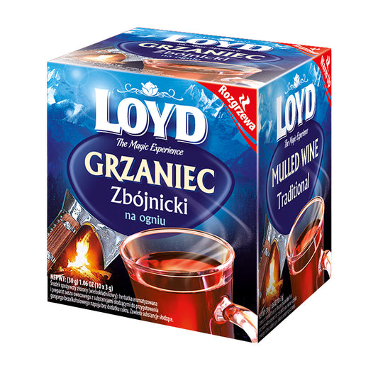LOYD Mulled Tea – Highlander Style, Traditional Flavor – 10 tea bags, net wt: 1.05 oz (30 g)