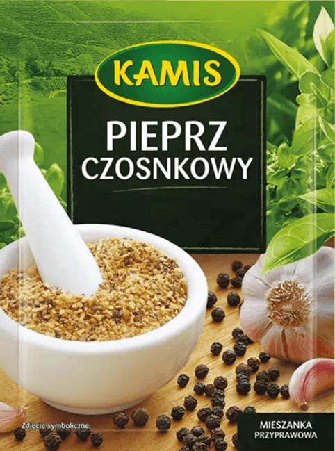 Kamis – garlic pepper seasoning mix, net wt: 0.7 oz (20 g)