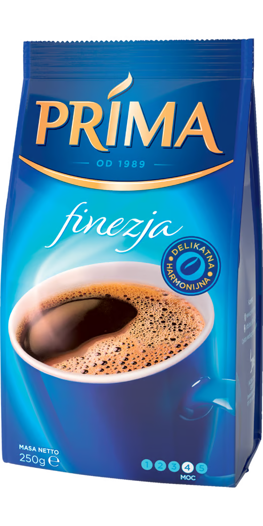 Prima Finezja - Ground Coffee, Net Weight: 8.80 oz (250 g)