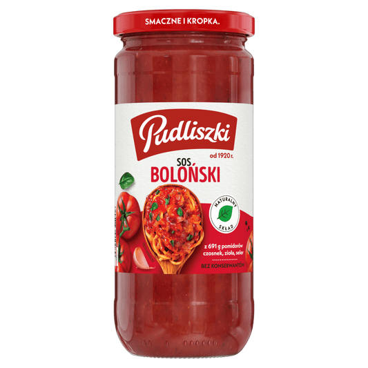 Pudliszki - Bolognese Sauce, Net weight: 16.93 oz (480 g)
