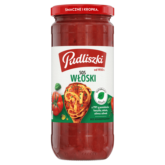 Pudliszki - Italian Tomato Sauce “Włoski", Net weight: 16.93 oz (480 g)
