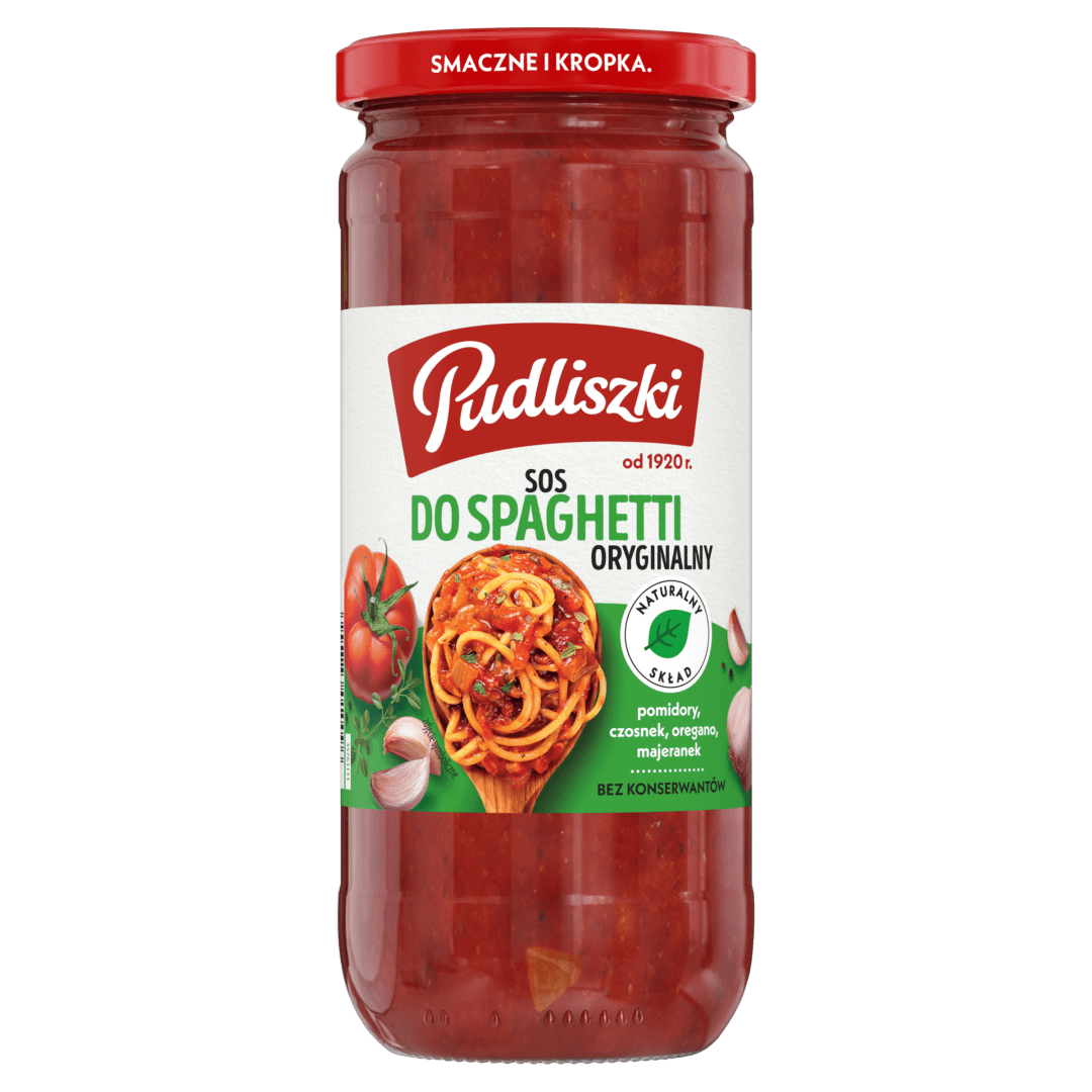 Pudliszki - Spaghetti Sauce Original, Net Weight: 16.93 oz (480 g)