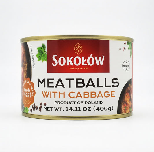 Sokołów - Meatballs with Cabbage, Net Wt: 14.11 oz (400 g)